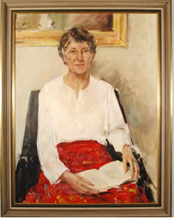 Portrait of Elizabeth Jolley by Meg Padgham
