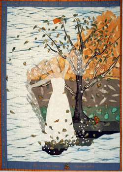 Pear Tree Dance quilt by Lesley Fitzpatrick