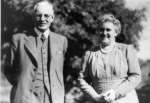 Last photograph of John and Elsie Curtin together, 27 April 1945