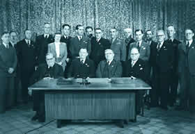 Australian delegates to UN Conference, 1945