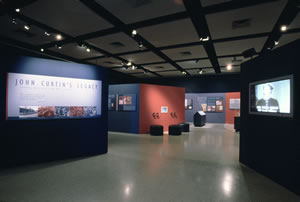 View of entry to exhibition