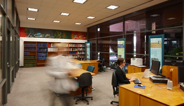 JCPML reading room, 2011