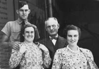 John and Elsie Curtin with son John and daughter Elsie, 1942