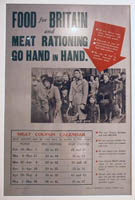 Ration books containing coupons for food and clothing were issued to all Australians