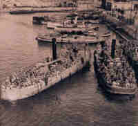American troops disembarking at Port Melbourne in April 1942