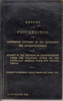 Proceedings of Governor General's conference on recruiting, 1918