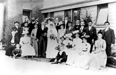 Wedding of Alex and Bessie McCallum, 1902