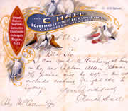 Letter from Claude Hall to Alex McCallum, 1921