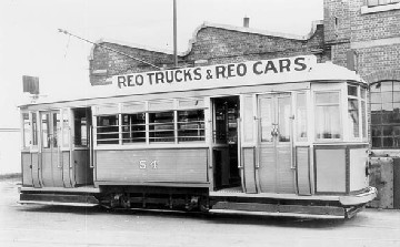 Perth tram, c 1917