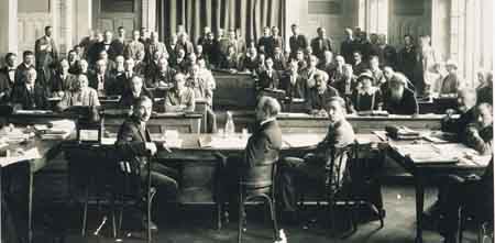 Delegates at the ILO Conference, Geneva, 1924