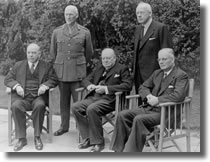 Dominion Leaders at the Commonwealth Prime Ministers' Conference, London, May 1944