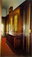 Wall cabinet in the office of the President of the Senate, Old Parliament House, 2003