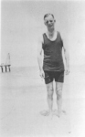 A relaxed John Curtin at the beach