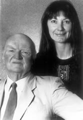 Tom Fitzgerald and Robyn Ravlich, producer of the Boyer Lectures, 1990