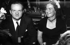 Tom Fitzgerald and Margaret; at a wedding c.1951