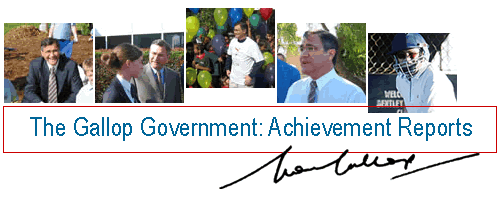 The Gallop Government: Achievement Reports