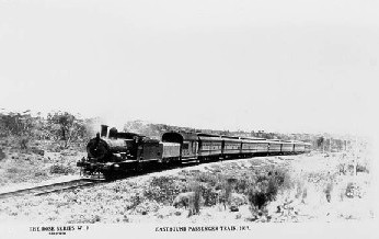 Eastbound passenger train, 1917