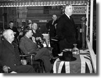Robert Menzies at Sydney opening of War Savings Week, 14 October 1940